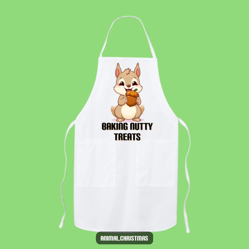 Funny Squirrel Acorn Apron - Hilarious Kitchen Wear for Festive Cooking Fun