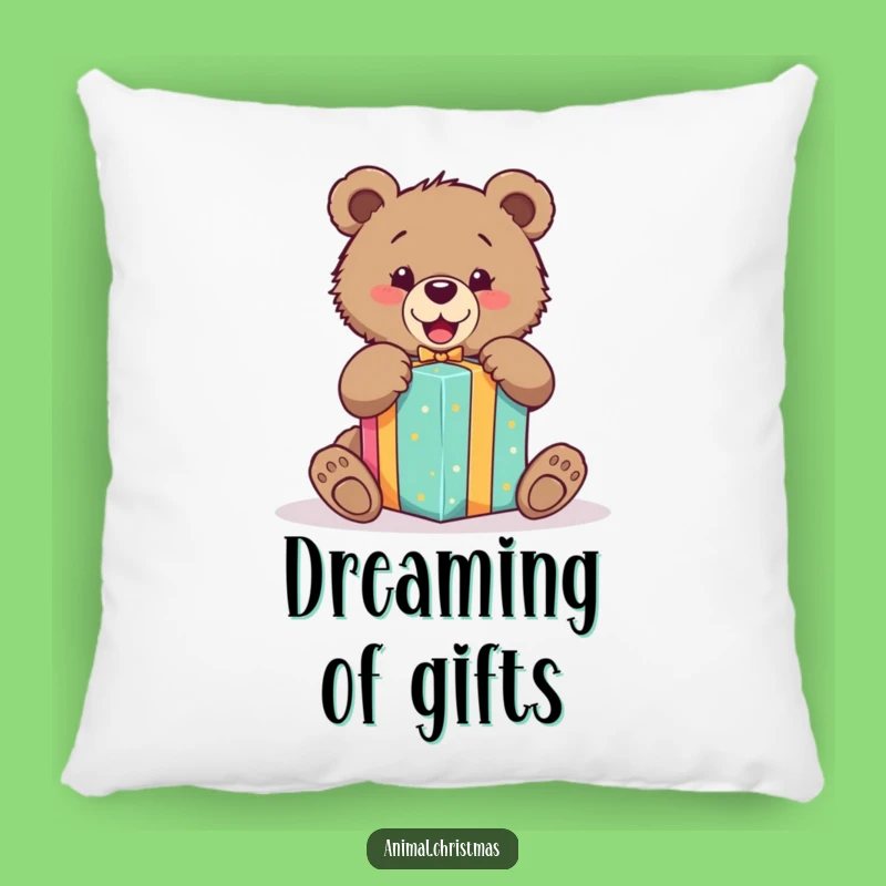 Funny Bear Cub Gift Pillow: Cozy Comfort with a Touch of Excitement