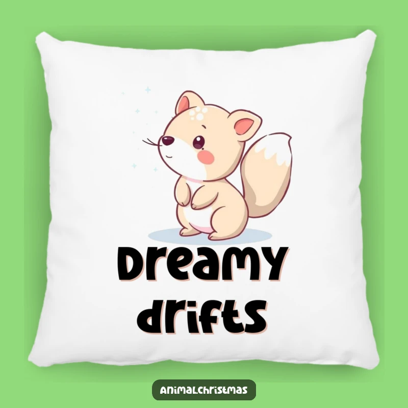 Funny Snow Sprinkling Animal Pillow: Cozy Winter Charm - Hilarious Gift
