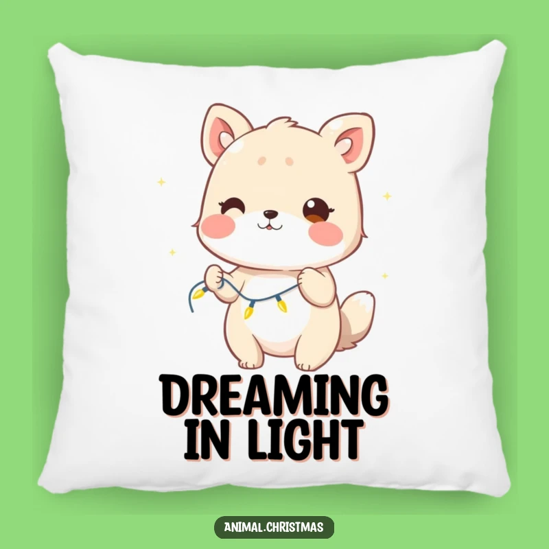 Funny Winking Animal Lights Pillow: Cozy Comfort, Twinkling Fun, a Great Gift!