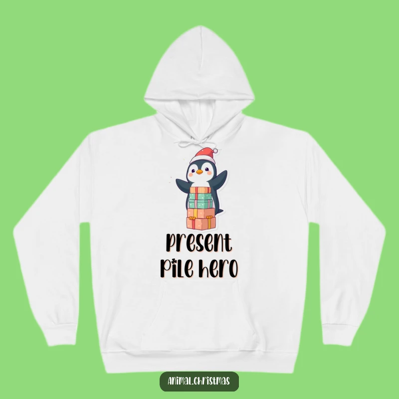 Cozy Funny Kawaii Penguin Hoodie: Warm & Hilarious Gift Stacker Apparel