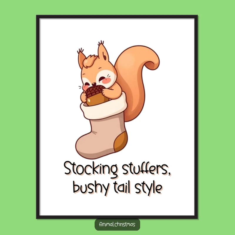 Free Printable Squirrel Wall Art: Kawaii Nutty Decor Downloadable Art for Home