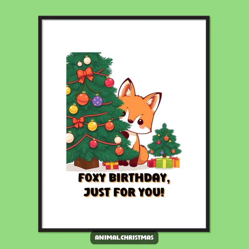 Funny Free Printable Wall Art: Fox Peeking DIY Downloadable Decor