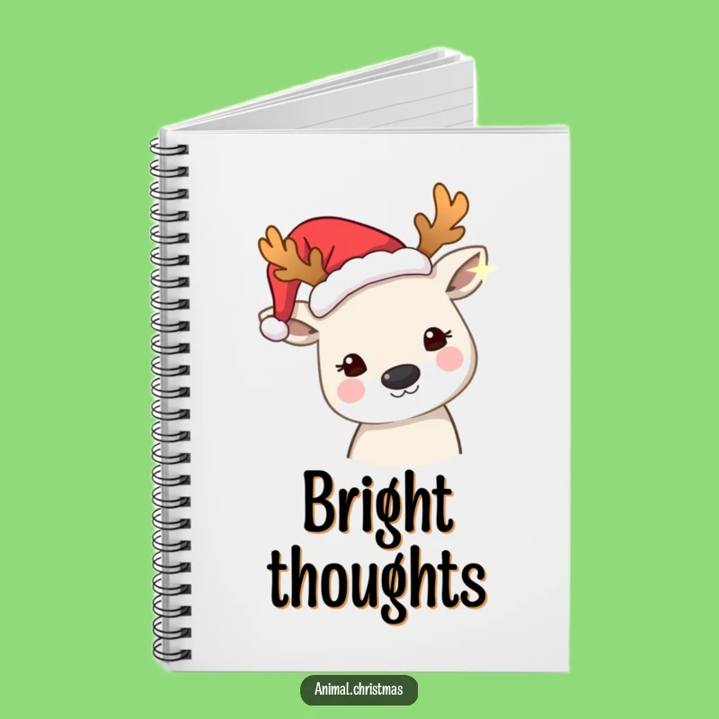 Funny Antler Animal Notebook: Jot Down Holiday Wonders - Hilarious Gift