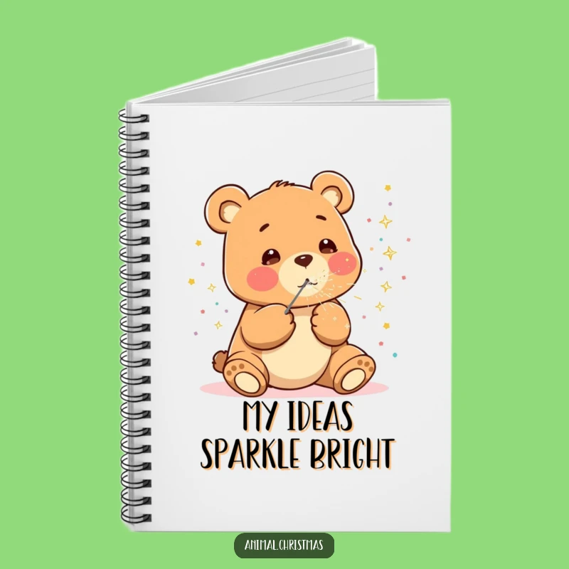 Funny Kawaii Bear Notebook: Confetti Celebration - Party Funny Gift