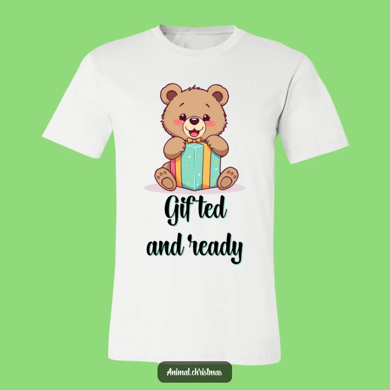 Funny Bear Cub Gift T-Shirt: Wear Your Excitement with This Humorous Tee
