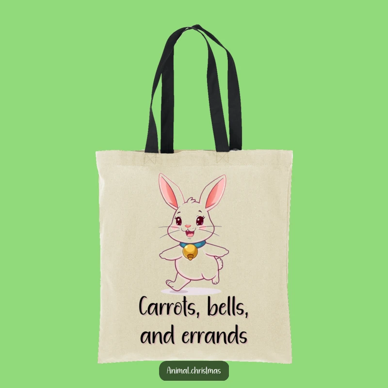 Funny Rabbit Tote Bag: Carry Your Day with a Merry Hopping Companion