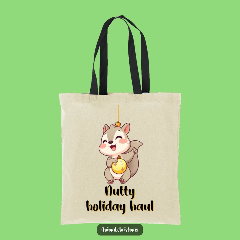 Funny Kawaii Squirrel Tote Bag: Stylish & Hilarious Holiday Companion